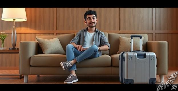 En casa de su amigo Fran