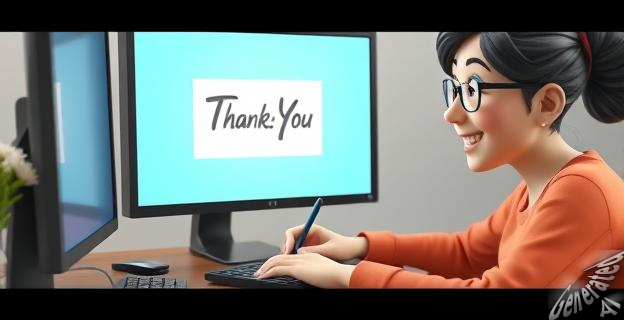 Escribir una nota de agradecimiento en el plazo de una hora