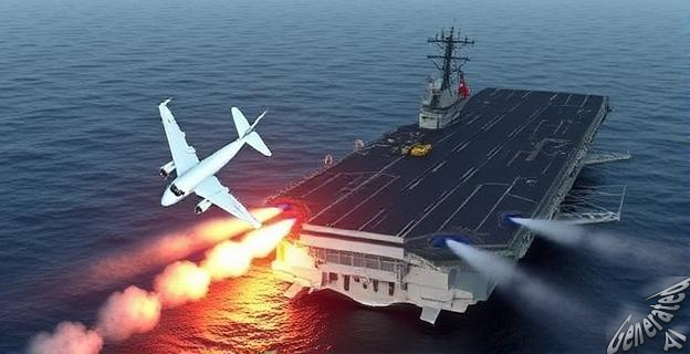 El portaaviones Fujian cuenta con un sistema de catapulta electromagnética que puede acelerar un avión de 30tn de 0 a 70m/s en 2.1 s