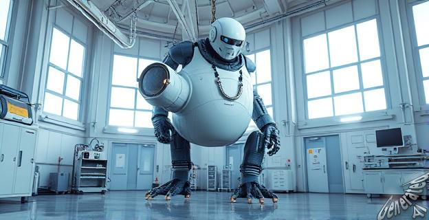 Un robot capaz de levantar 60 toneladas con precisión milimétrica