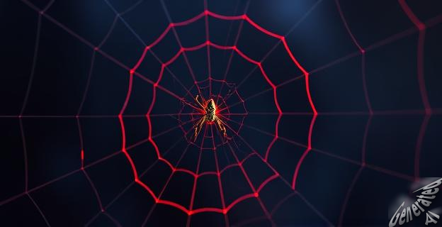 La edición genética CRISPR permite producir telas de araña rojas fluorescentes