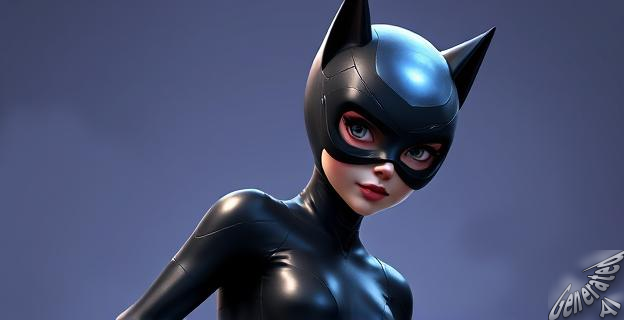 Un traje negro ajustado con orbe reflectante en la cabeza