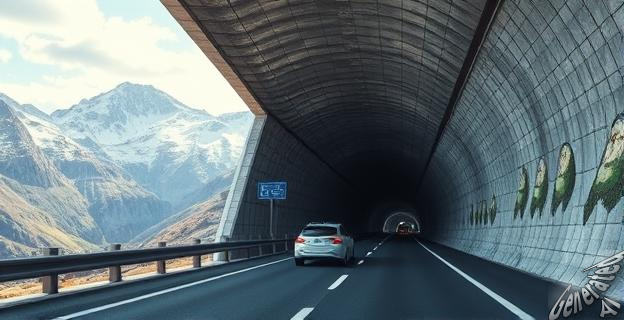 El túnel de carretera de San Gotardo es el más profundo del mundo, con una longitud de casi 17 kilómetros.