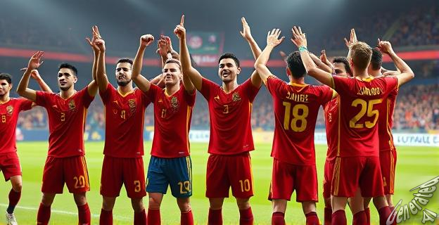 España ganó 3-0 contra Bulgaria