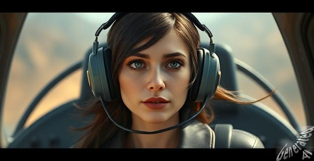 Marta Peñate tuvo un incidente con su pelo en el helicóptero