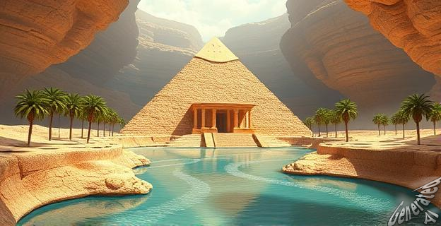 Una red fluvial perdida bajo la arena del desierto de Egipto