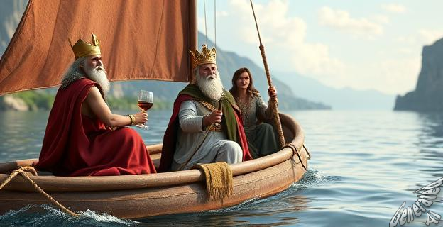 Una cena en una batea en Sanxenxo