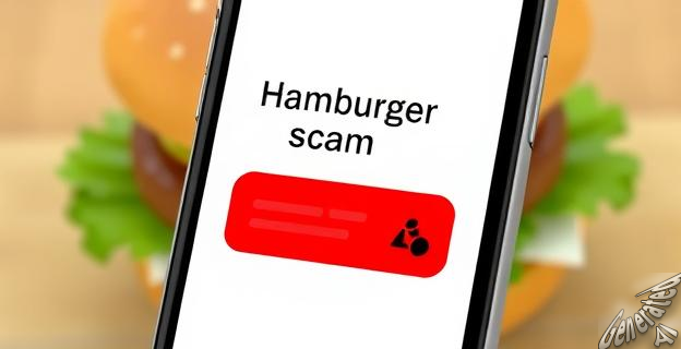 La estafa de la hamburguesa se produce al contestar un mensaje de SMS con opciones de regalo de una franquicia de hamburguesas, lo que puede llevar a un servicio premium de mensajes al extranjero.