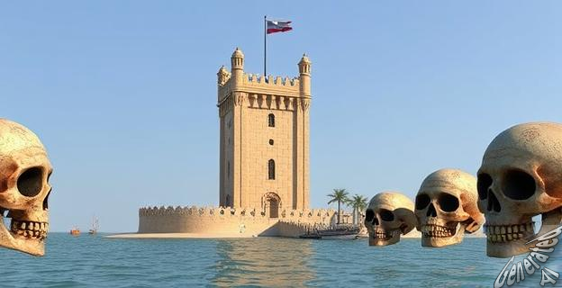 La torre Burj Al-Rus fue construida con las calaveras de 5.000 españoles