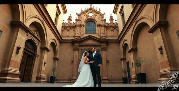 La boda se celebró en la Iglesia Hospital de Tavera en Toledo