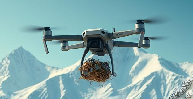 Los drones pueden transportar equipos y basura en el Everest