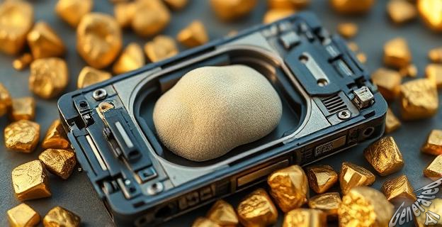 20 placas base de ordenadores antiguos pueden producir 450 miligramos de oro de 22 quilates