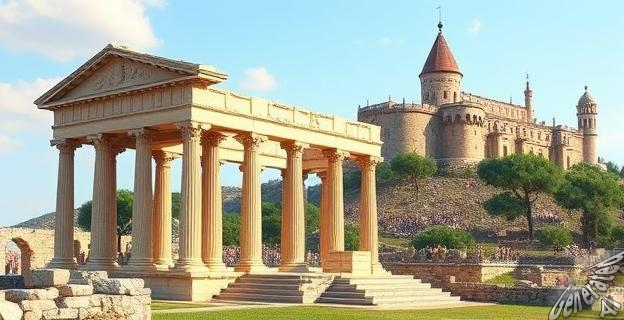 Un templo romano del siglo I d.C.