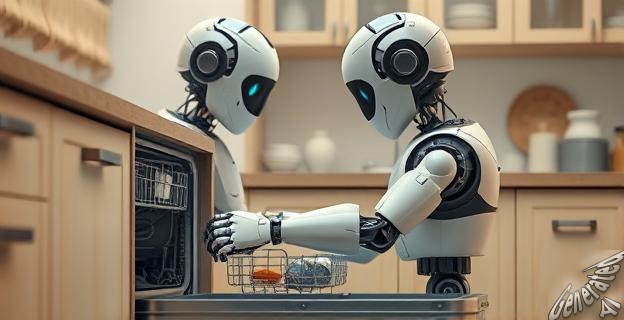 Aprendió a cargar un lavavajillas sin cambiar su hardware