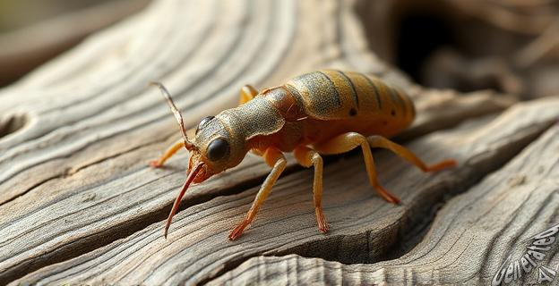 El Sclerodermus domesticus es un depredador natural de la carcoma