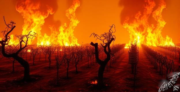 La producción de vino en Ourense se verá reducida debido a los incendios