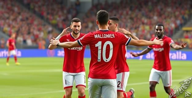 El Mallorca remontó el partido con tres goles en diez minutos