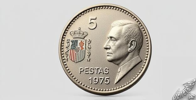 La moneda de 5 pesetas de 1975 puede alcanzar un valor de 1.500 euros
