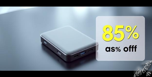 El Power Bank de 10.000 mAh cuesta 19,99 € con un descuento del 85%