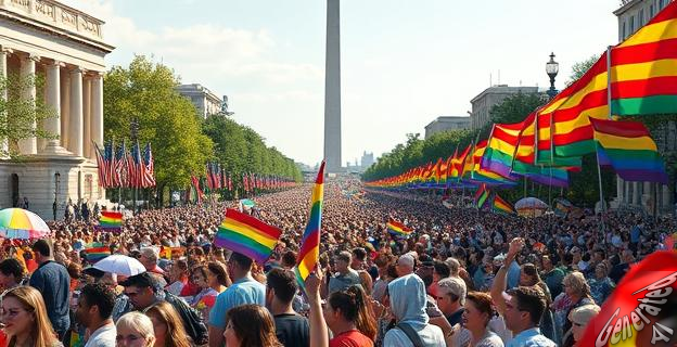 Miles de personas llenaron el centro de Washington D.C.