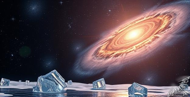 Moléculas orgánicas complejas congeladas en hielo en la Gran Nube de Magallanes