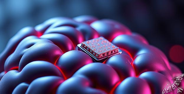 Un dispositivo de 4 mm con 100 microelectrodos que se implanta por un orificio de 10 mm