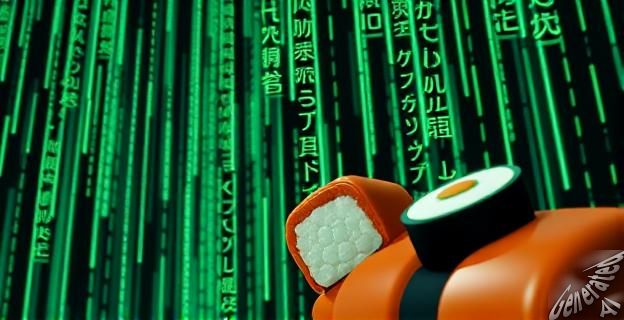 El código en lluvia de The Matrix se basa en recetas de cocina japonesas