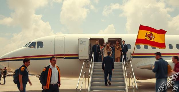 28 activistas españoles regresan hoy