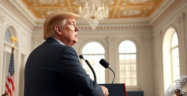 Trump cambió de tema