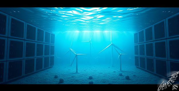 El centro de datos submarino reduce el consumo energético en un 23% y utiliza un 97% de energía eólica marina