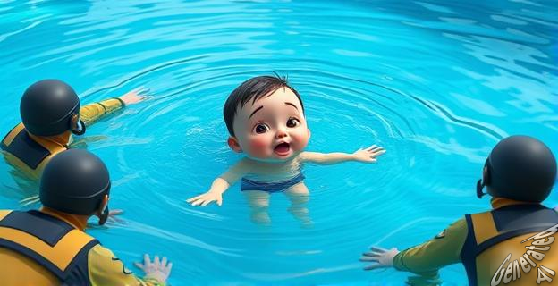 Ahogado en una piscina privada