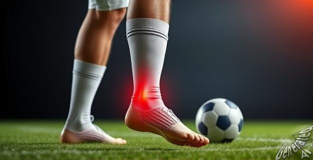 Hugo Álvarez sufre un esguince deltoideo en el tobillo derecho