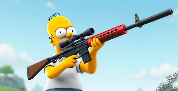 La ciudad de Springfield ha sido recreada dentro de Fortnite con capacidad para 80 jugadores