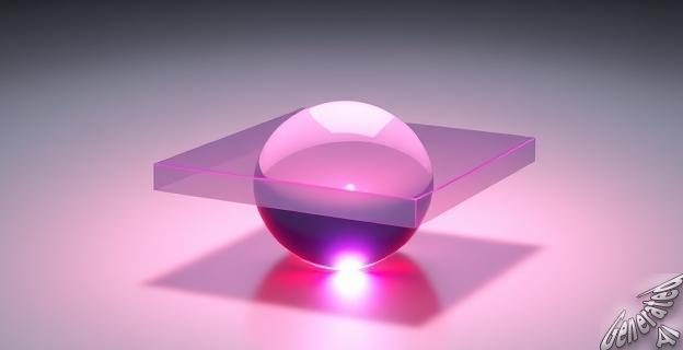 Una lente que utiliza nanoestructuras de niobato de litio para convertir luz infrarroja en visible reduciendo a la mitad la longitud de onda.