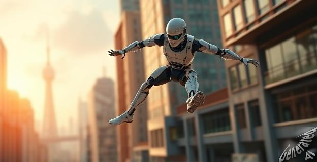 Raibo puede realizar parkour y alcanzar una velocidad de 2,7 metros por segundo