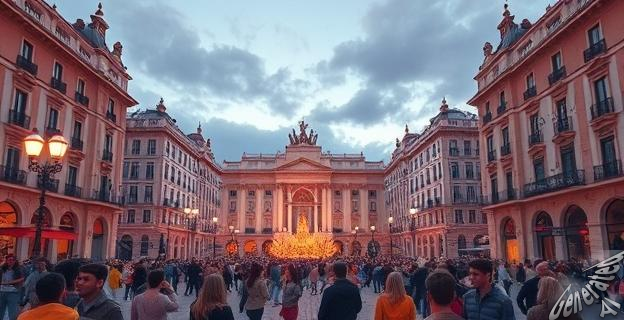 La Fiesta de la Resurrección ha reunido a más de 85 mil personas en la Plaza de Cibeles de Madrid