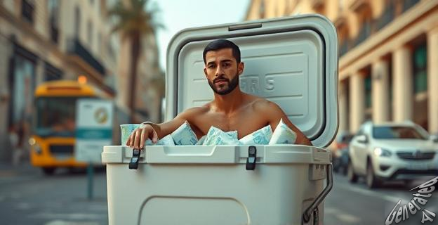 Un hombre de 39 años fue detenido con 1,14 kilos de cocaína en una neverita de playa