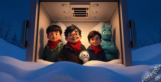 La escena en la que los leones se quedan atrapados en el furgón de congelados de Antonio Recio