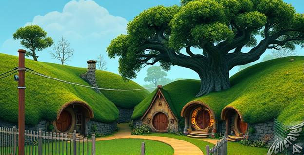 Hobbiton se construyó en 5,5 hectáreas