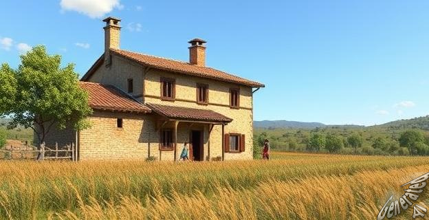 Las masías catalanas son edificaciones rurales que combinan vivienda y espacios de trabajo agrícola