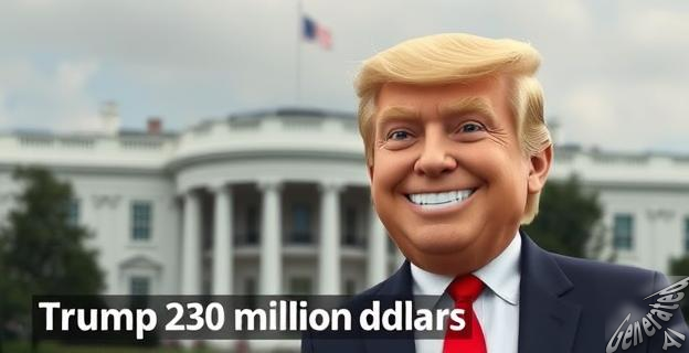 Trump reclama 230 millones de dólares