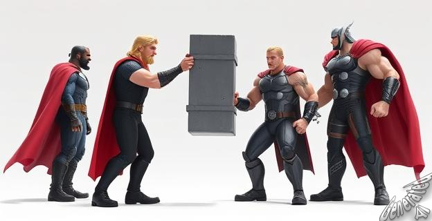 El Capitán América logró mover el martillo