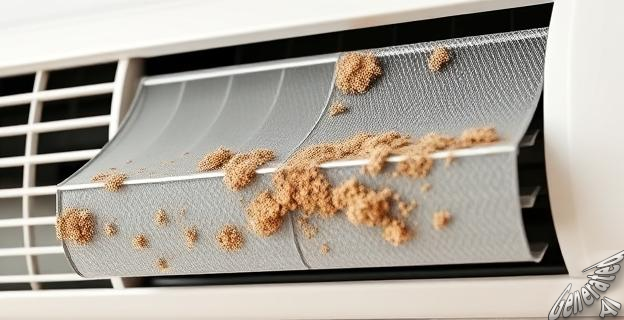 La acumulación de moho o suciedad en los filtros o bobinas