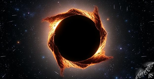 agujeros negros que escupen luz