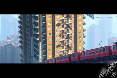 Trenes que atraviesan edificios y ascensores con peaje